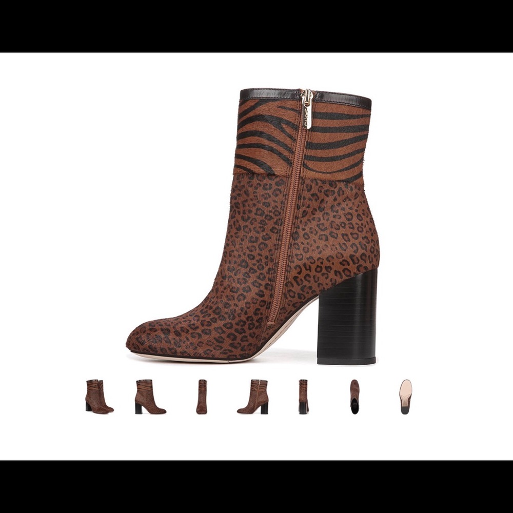Franco Sarto leopard/cheetah boots NWOB 👢👢 - Picture 3 of 10
